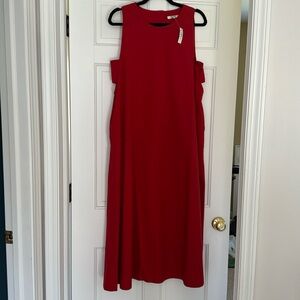 Madewell cotton maxi dress. Trapeze shape. NWT